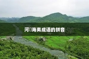 河溓海夷成语的拼音