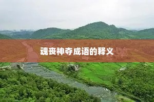 魂丧神夺成语的释义