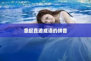 急起直追成语的拼音