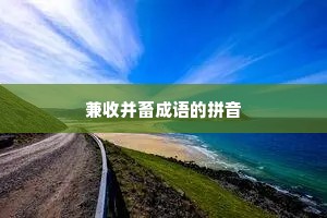 兼收并畜成语的拼音