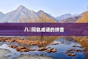 八纮同轨成语的拼音
