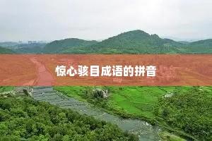惊心骇目成语的拼音