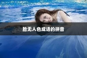 脸无人色成语的拼音