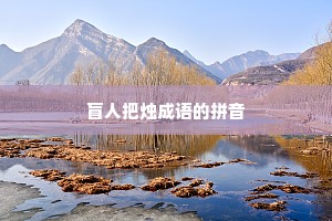 盲人把烛成语的拼音