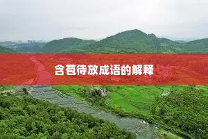 含苞待放成语的解释