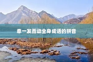 牵一发而动全身成语的拼音