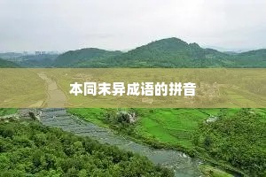 本同末异成语的拼音