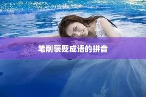笔削褒贬成语的拼音
