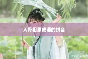 入骨相思成语的拼音