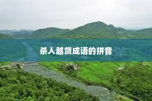 杀人越货成语的拼音