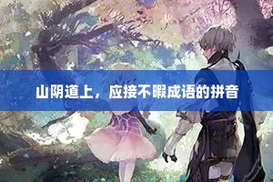 山阴道上，应接不暇成语的拼音