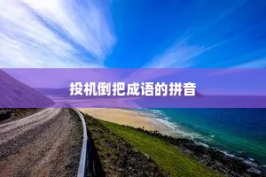 投机倒把成语的拼音