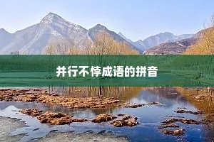 并行不悖成语的拼音