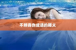 不辨真伪成语的释义