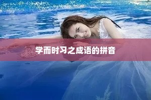 学而时习之成语的拼音