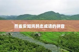 燕雀安知鸿鹄志成语的拼音 燕雀安知鸿鹄志成语的拼音