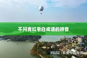 不问青红皂白成语的拼音