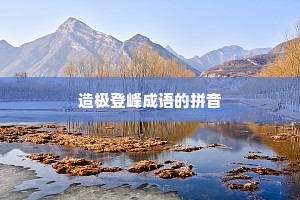 造极登峰成语的拼音 造极登峰成语的拼音