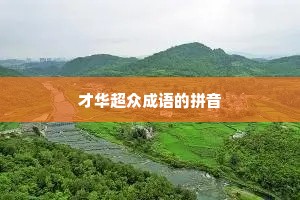 才华超众成语的拼音