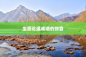 坐而论道成语的拼音