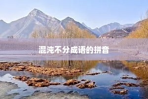 混沌不分成语的拼音