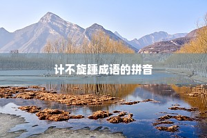 计不旋踵成语的拼音