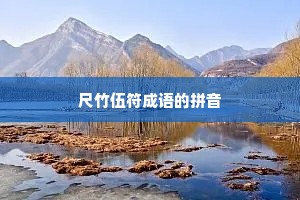 尺竹伍符成语的拼音
