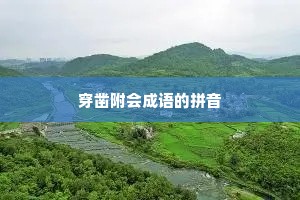 穿凿附会成语的拼音