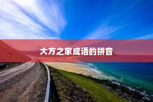 大方之家成语的拼音