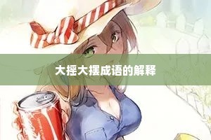 大摇大摆成语的解释