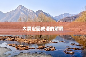 大展宏图成语的解释