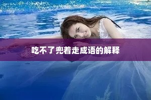 吃不了兜着走成语的解释