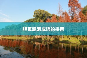 胆丧魂消成语的拼音