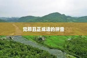 党邪丑正成语的拼音