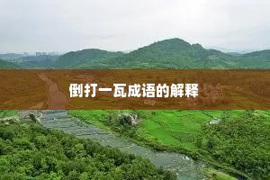 倒打一瓦成语的解释