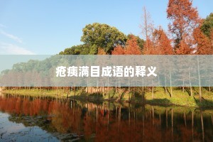 疮痍满目成语的释义