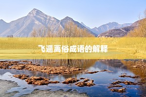 飞遁离俗成语的解释