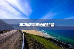 丰功懿德成语的拼音