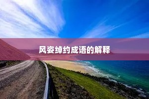 风姿绰约成语的解释