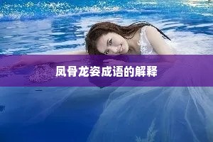 凤骨龙姿成语的解释