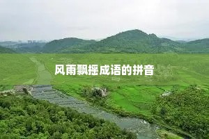 风雨飘摇成语的拼音